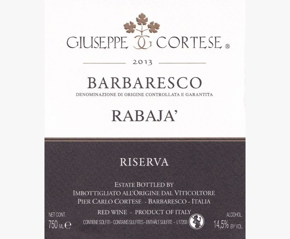 Cortese Giuseppe Barbaresco...